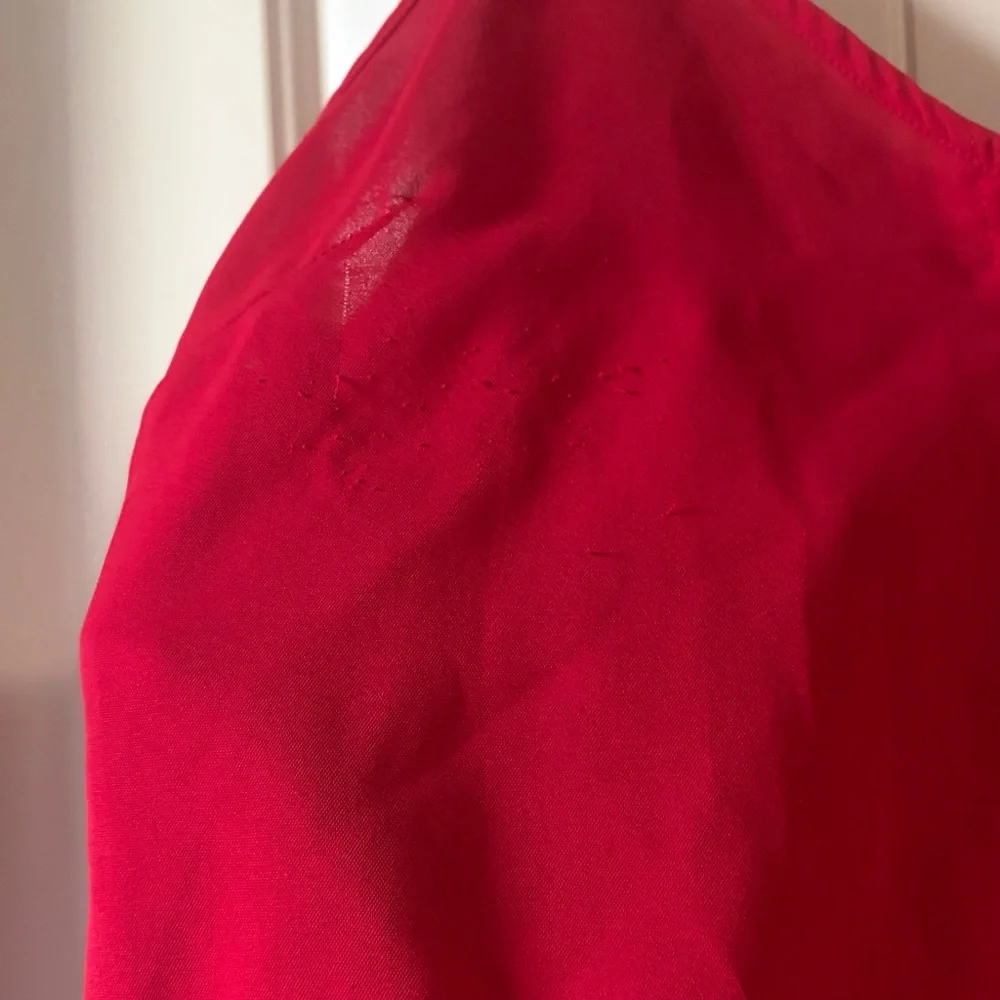 Red Button Tank Top - Picture 2 of 4